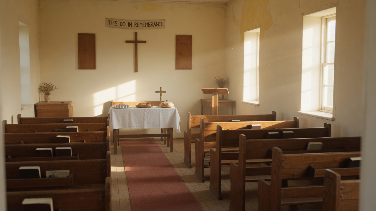 A quiet chapel ready for worship