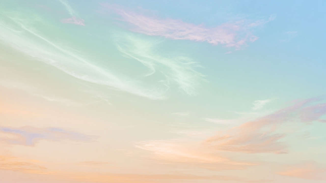 A hopeful morning sky over quiet hills